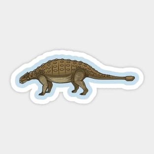 Ankylosaurus cartoon illustration Sticker